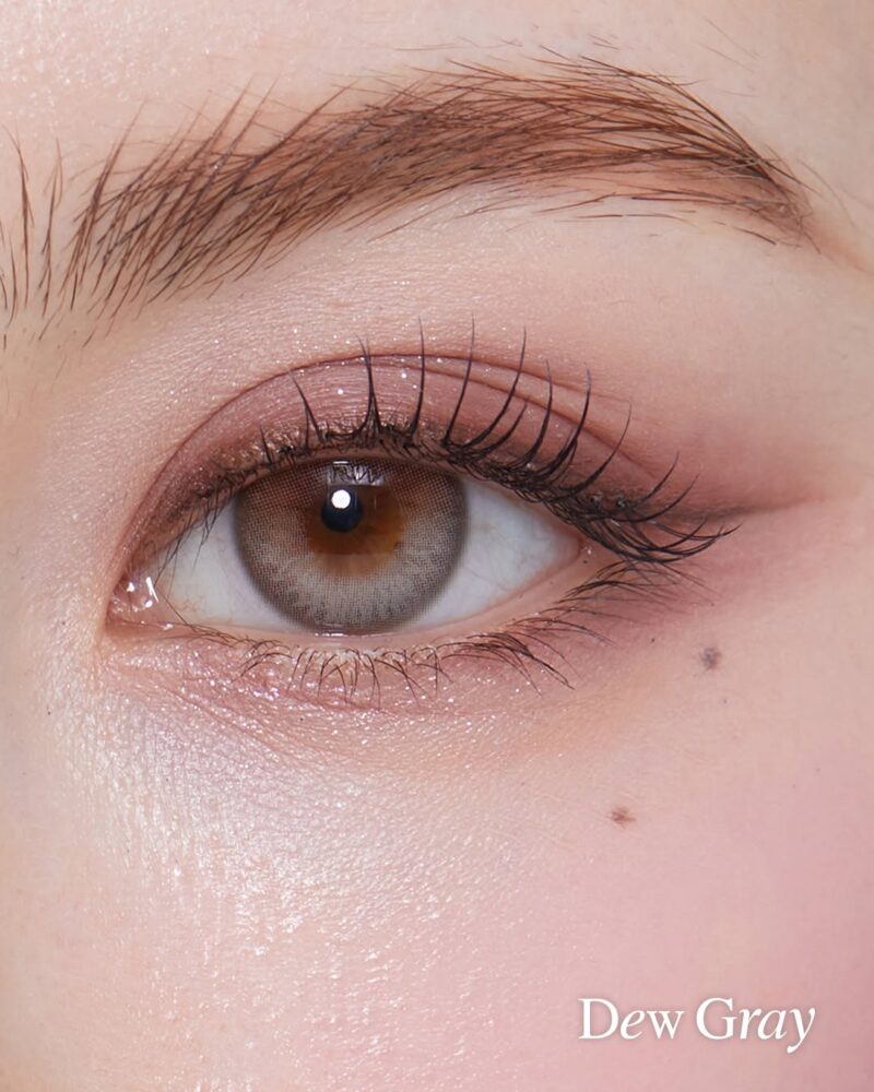 Olens Moonrise Dew Gray monthly colored contacts