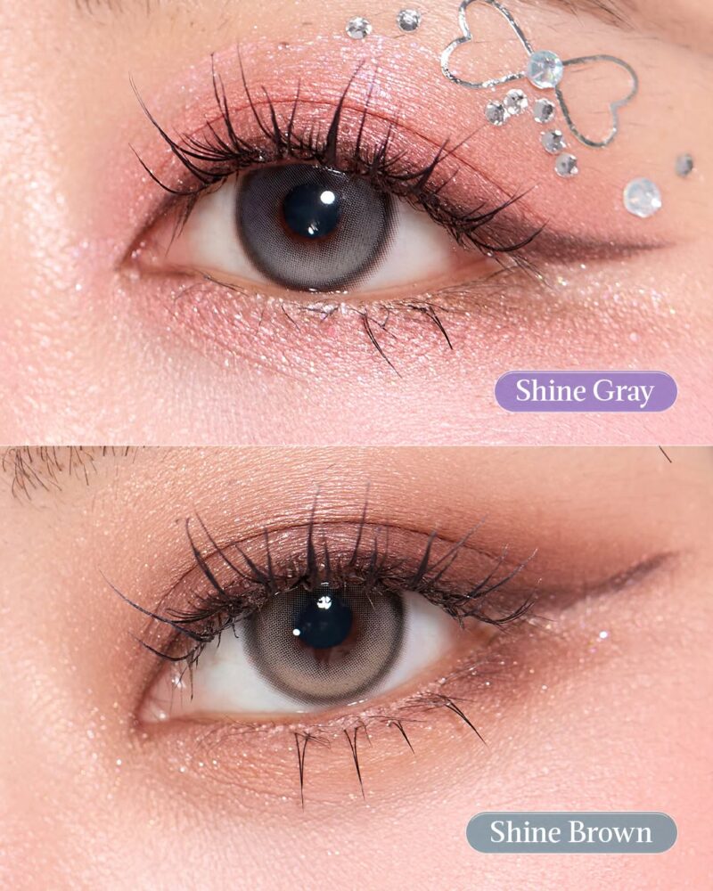 OLENS Muse Shine Brown Monthly Colored Contacts 