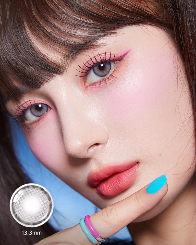 Olens Nella Ash Gray Monthly Colored Contacts
