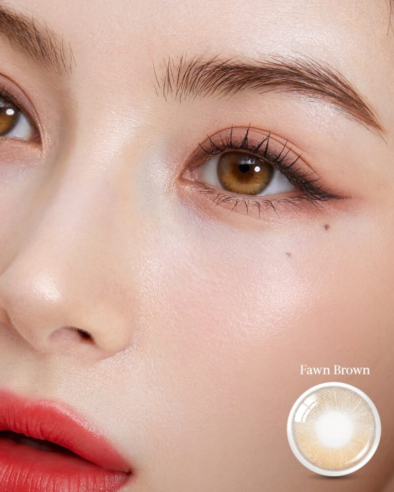 Olens Moonrise Fawn Brown Monthly Colored Contacts