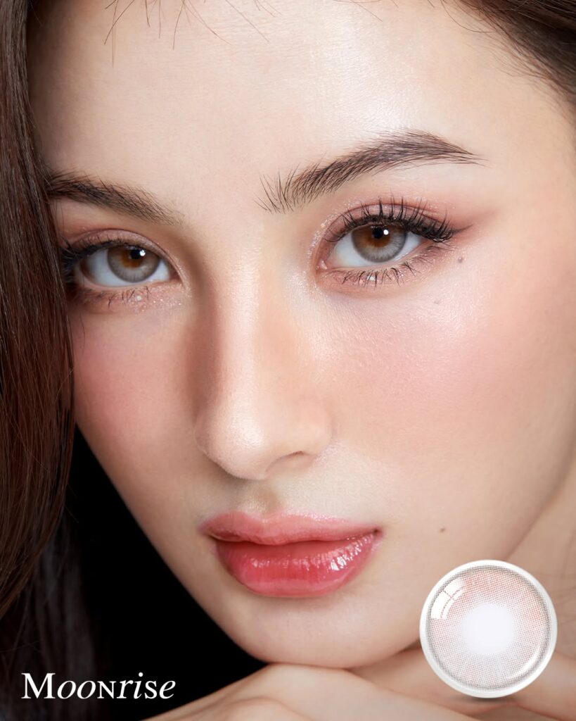 Olens Moonrise Dew Gray monthly colored contacts