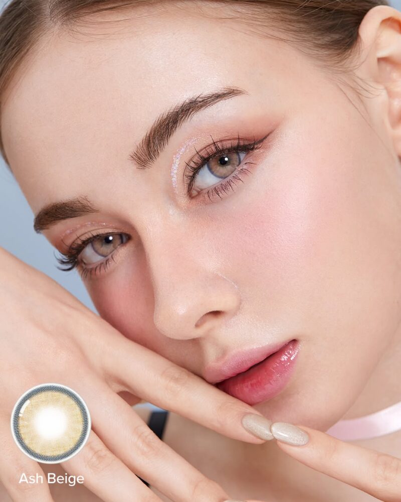 Olens nella ash beige monthly colored contacts