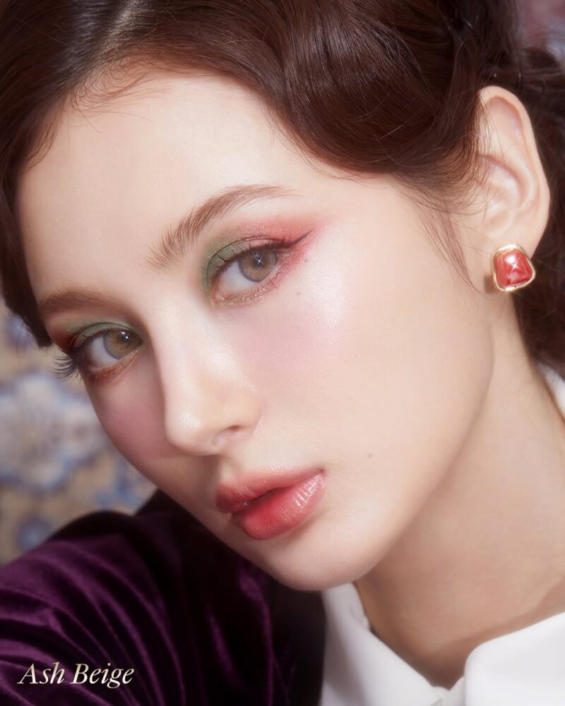 Olens nella ash beige monthly colored contacts