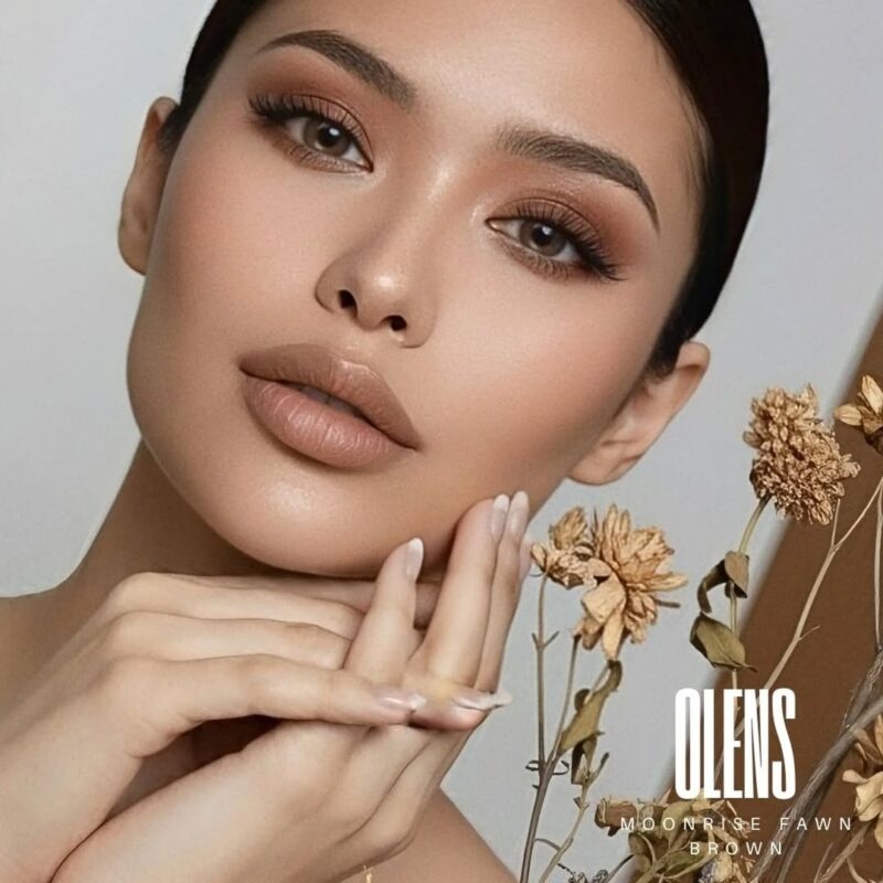 Olens Moonrise Fawn Brown Monthly Colored Contacts