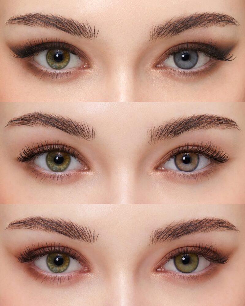 Olens nella ash beige monthly colored contacts
