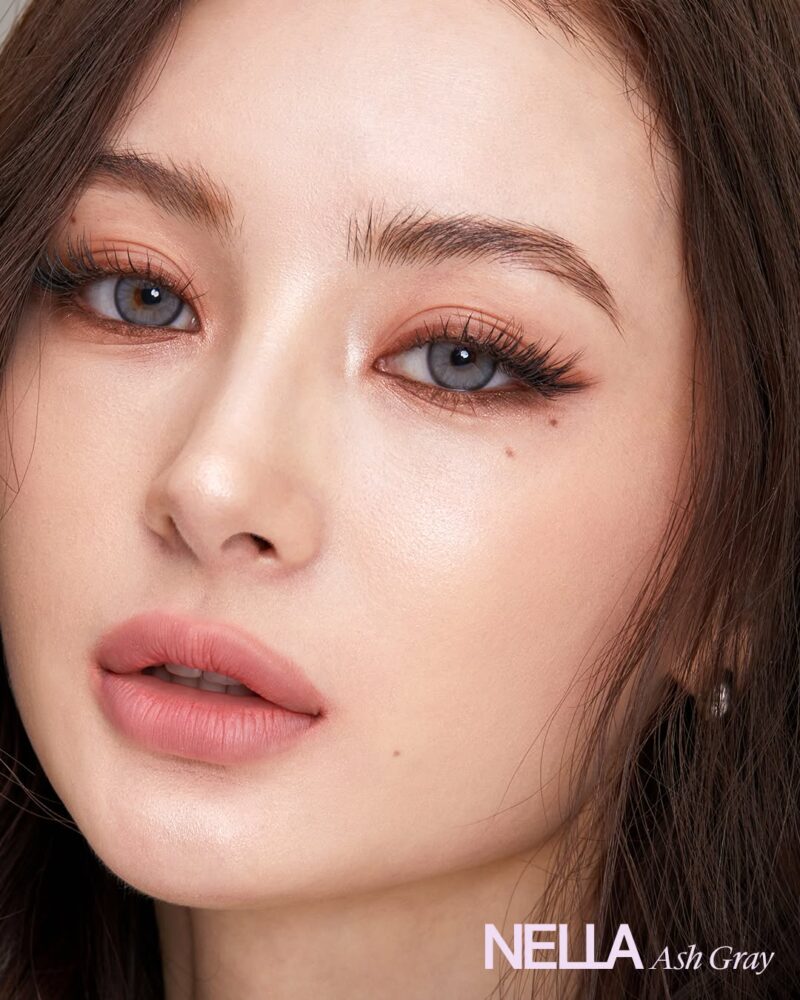 Olens Nella Ash Gray Monthly Colored Contacts