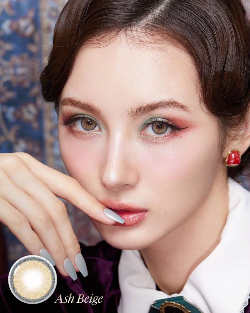 Olens nella ash beige monthly colored contacts