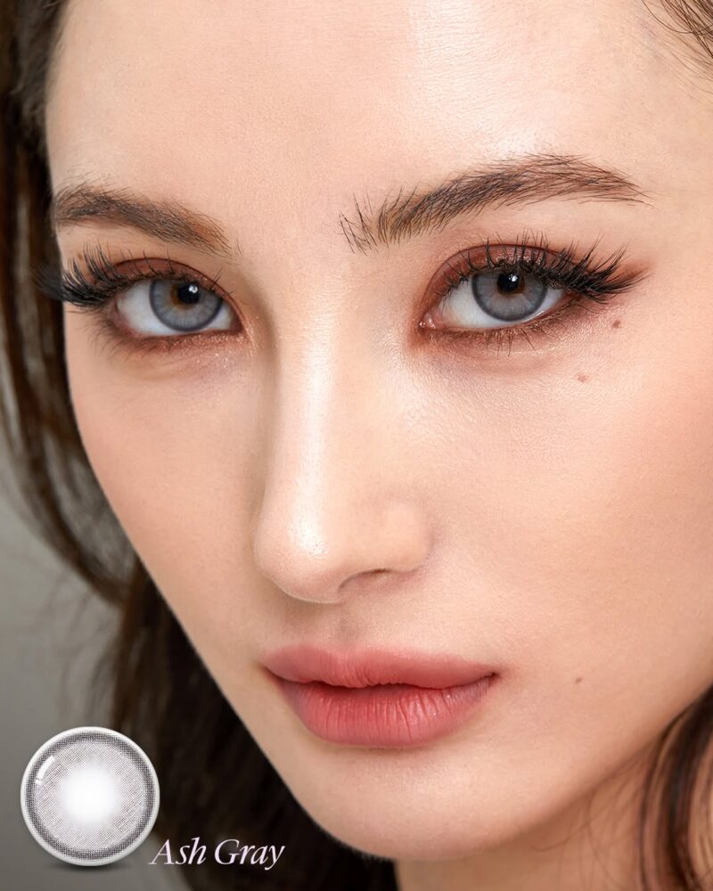 Olens Nella Ash Gray Monthly Colored Contacts