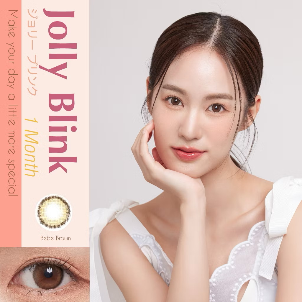 jolly blink babe brown silicone hydrogel