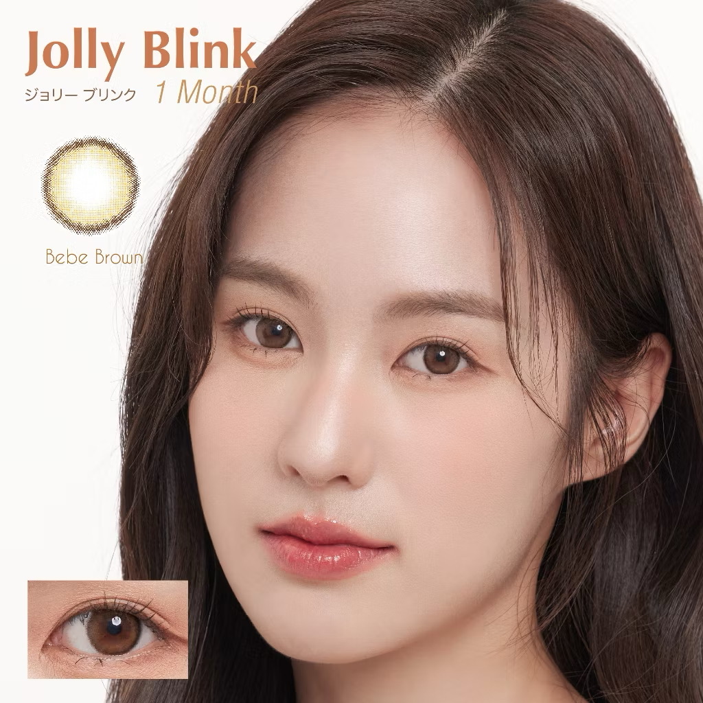 jolly blink babe brown silicone hydrogel