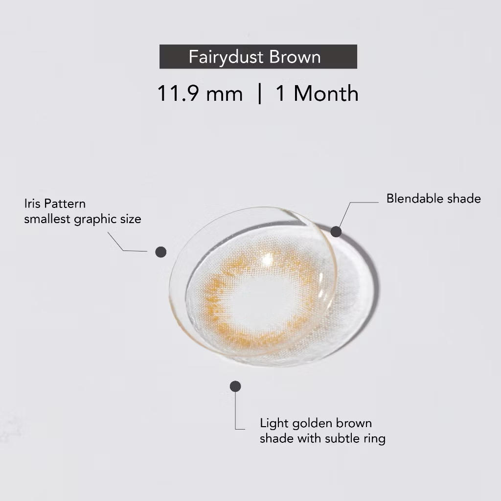 jolly blink fairy brown monthly colored contacts in silicone hydrogel