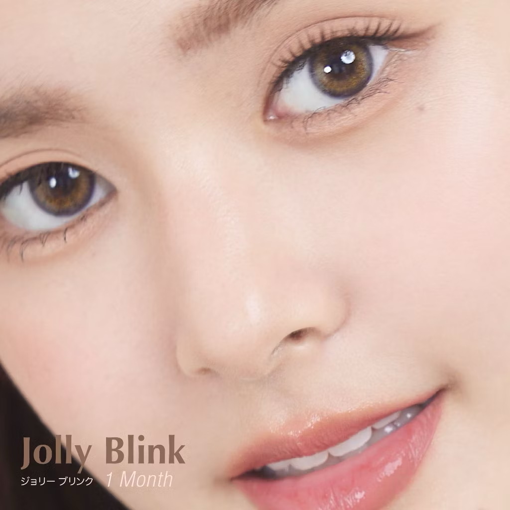 jolly blink fairy brown monthly colored contacts in silicone hydrogel