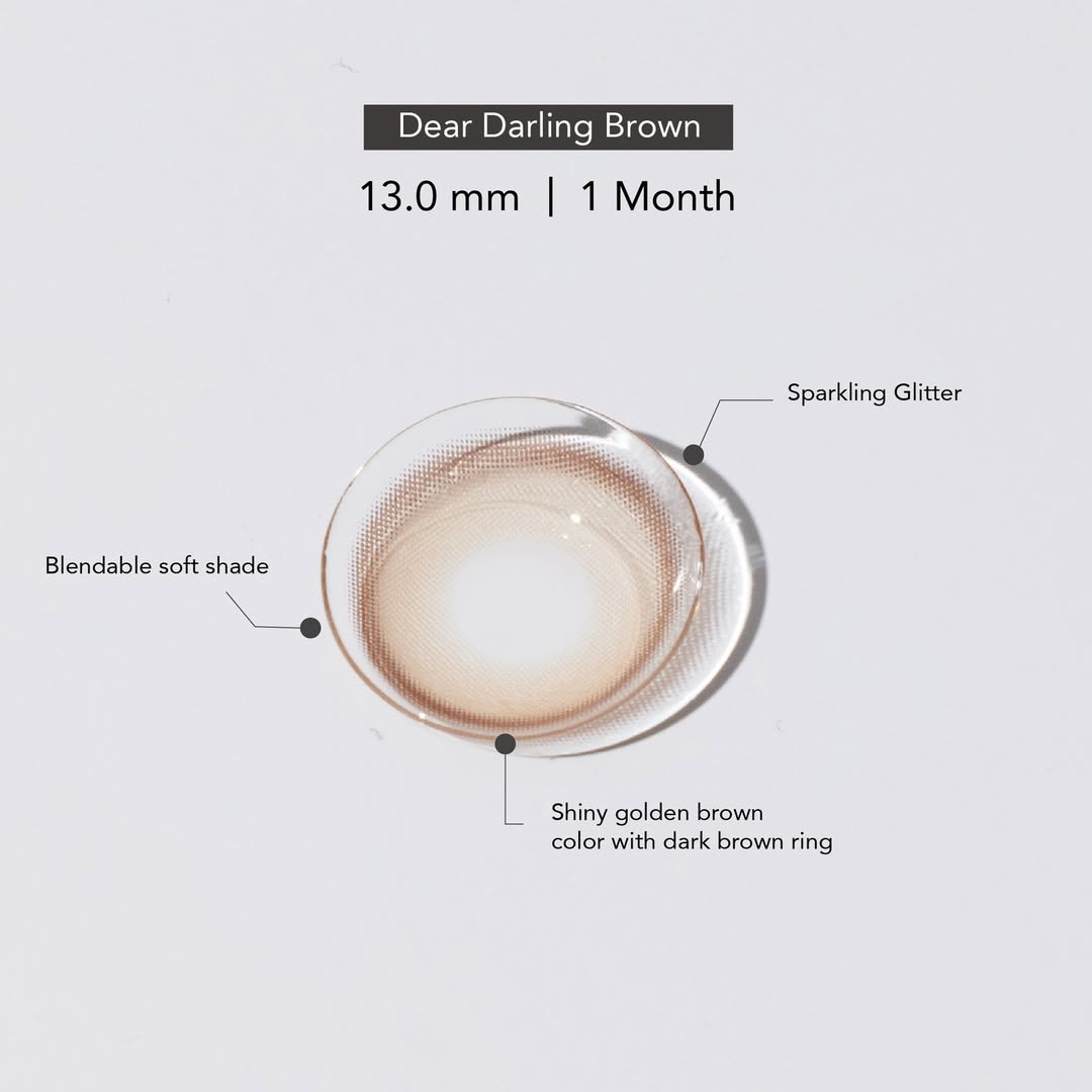 Dear darling monthly colored contacts in silicone hydrogel