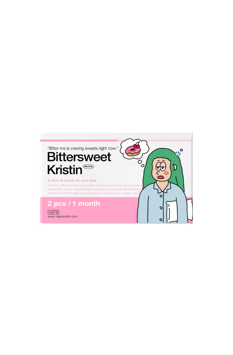 Hapa Kristin Bittersweet Olive Monthly Colored Contacts