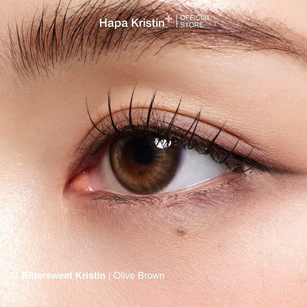 Hapa Kristin Bittersweet Olive Monthly Colored Contacts