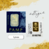 Buy authentic PAMP Suisse Lady Fortuna gold bar in 24K Au 999.9 fine gold at Goldnuine. Swiss made, CertiPAMP certified, trusted by collectors worldwide.
