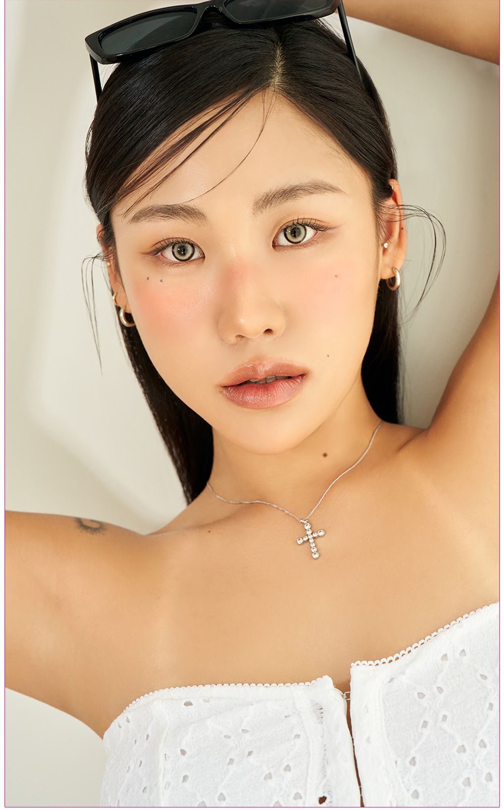 MYFiPN Peony Blonde monthly colored contacts feature a soft blonde-brown tone that brightens dark eyes naturally. Silicone hydrogel comfort. Plano & prescription.