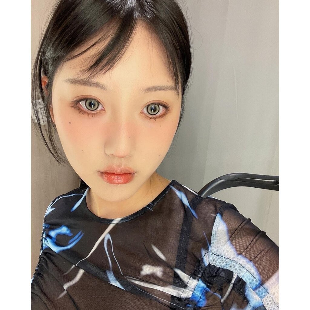 MYFiPN Peony Blonde monthly colored contacts feature a soft blonde-brown tone that brightens dark eyes naturally. Silicone hydrogel comfort. Plano & prescription.
