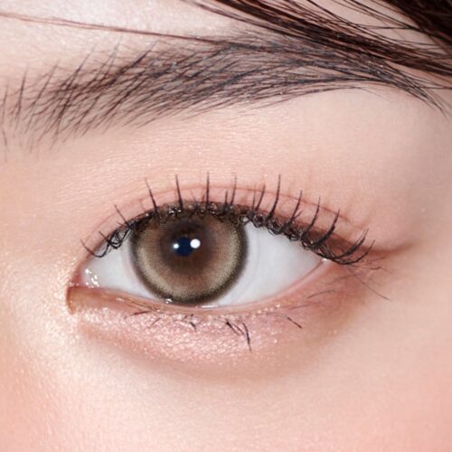 MYFiPN Polin Beige monthly colored contacts made with silicone hydrogel. Natural beige Korean lenses with 45% water content. Available 0.00 to -8.00.