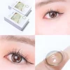 MYFiPN Polin Beige monthly colored contacts made with silicone hydrogel. Natural beige Korean lenses with 45% water content. Available 0.00 to -8.00.