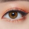 OLENS Scandi Hazel monthly colored contacts for dark eyes. Soft hazel blend, natural look, no harsh ring. Korean FDA-approved. Powers 0.00 to -8.00.