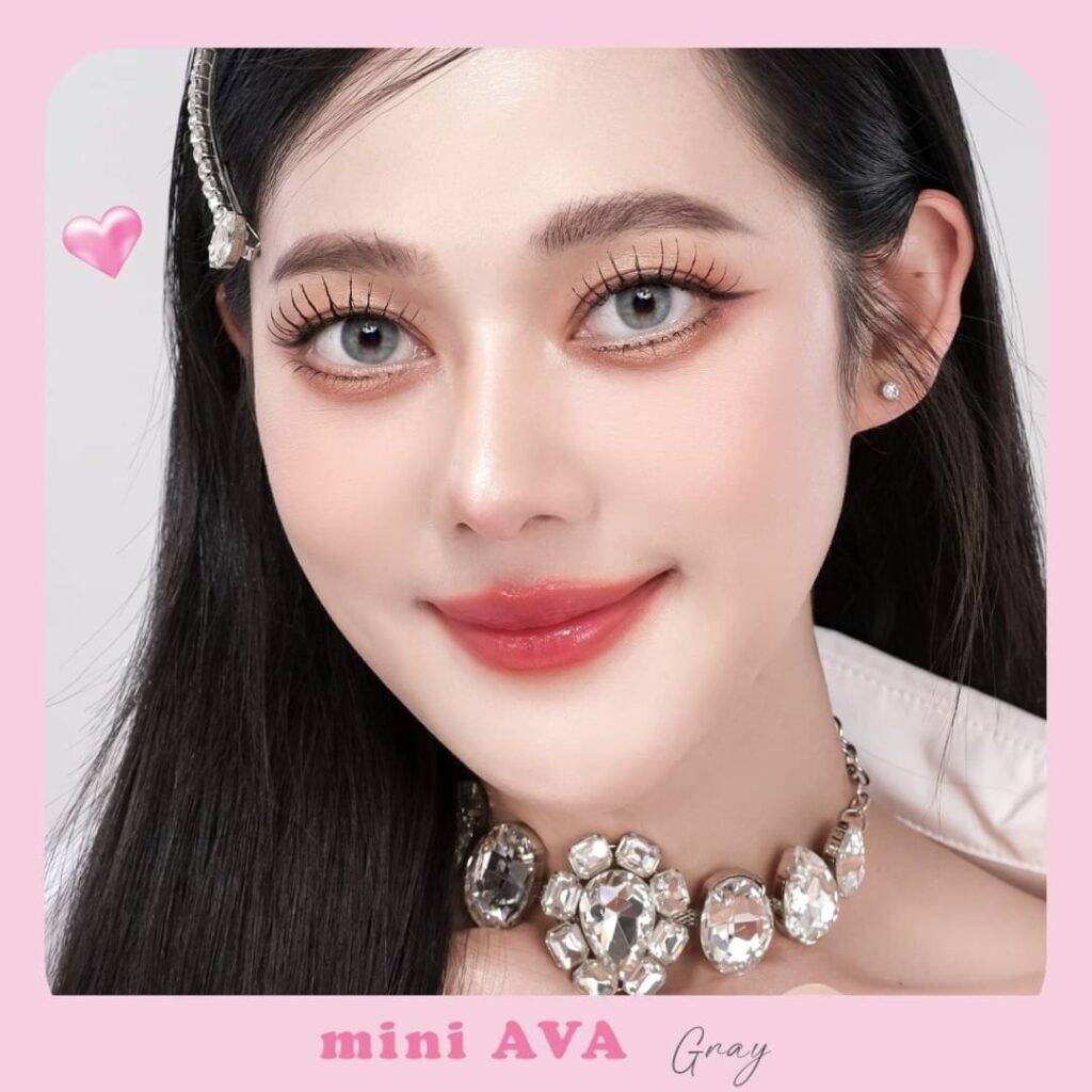 Kitty Kawaii Ava Gray Colored Contacts for Dark Eyes deliver a soft gray tone with a natural blend. Designed for smooth coverage, they create a clean and subtle enhancement suitable for everyday wear.