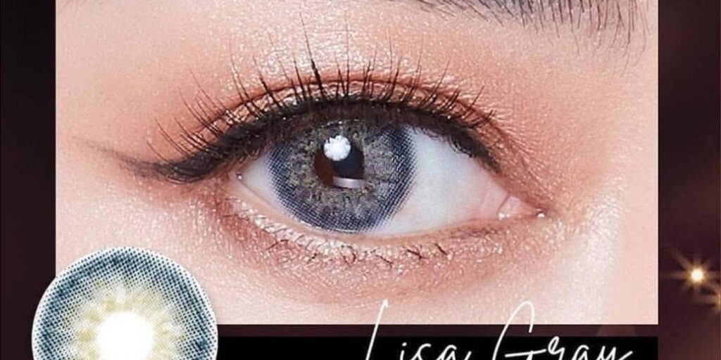 Dreamcolor Lisa Gray colored contacts for dark eyes deliver strong color payoff with smooth blending and a vibrant finish. Available in powers 0.00 to -10.00.