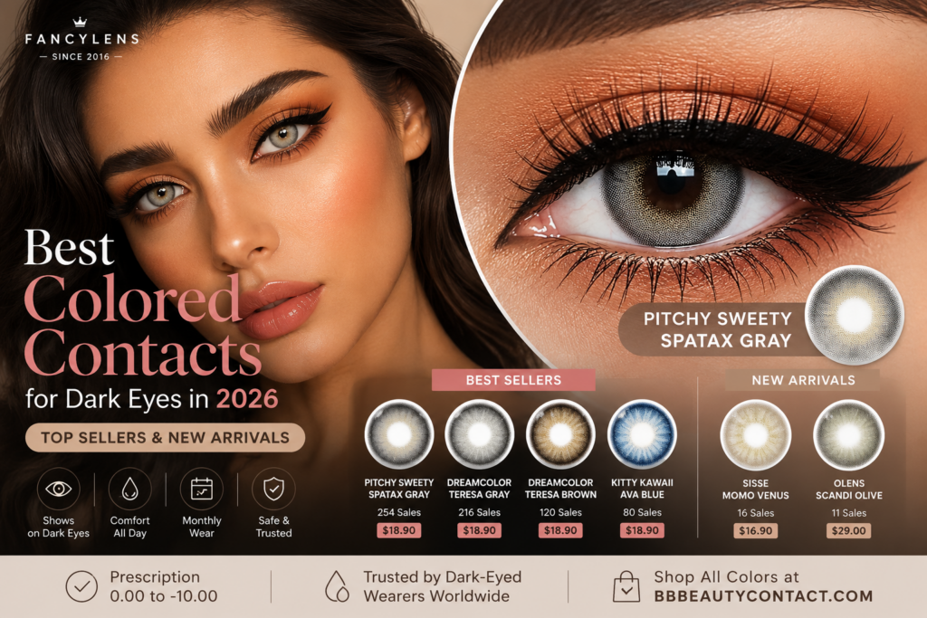 Best Colored Contacts for Dark Eyes in 2026 — Top Sellers and New Arrivals