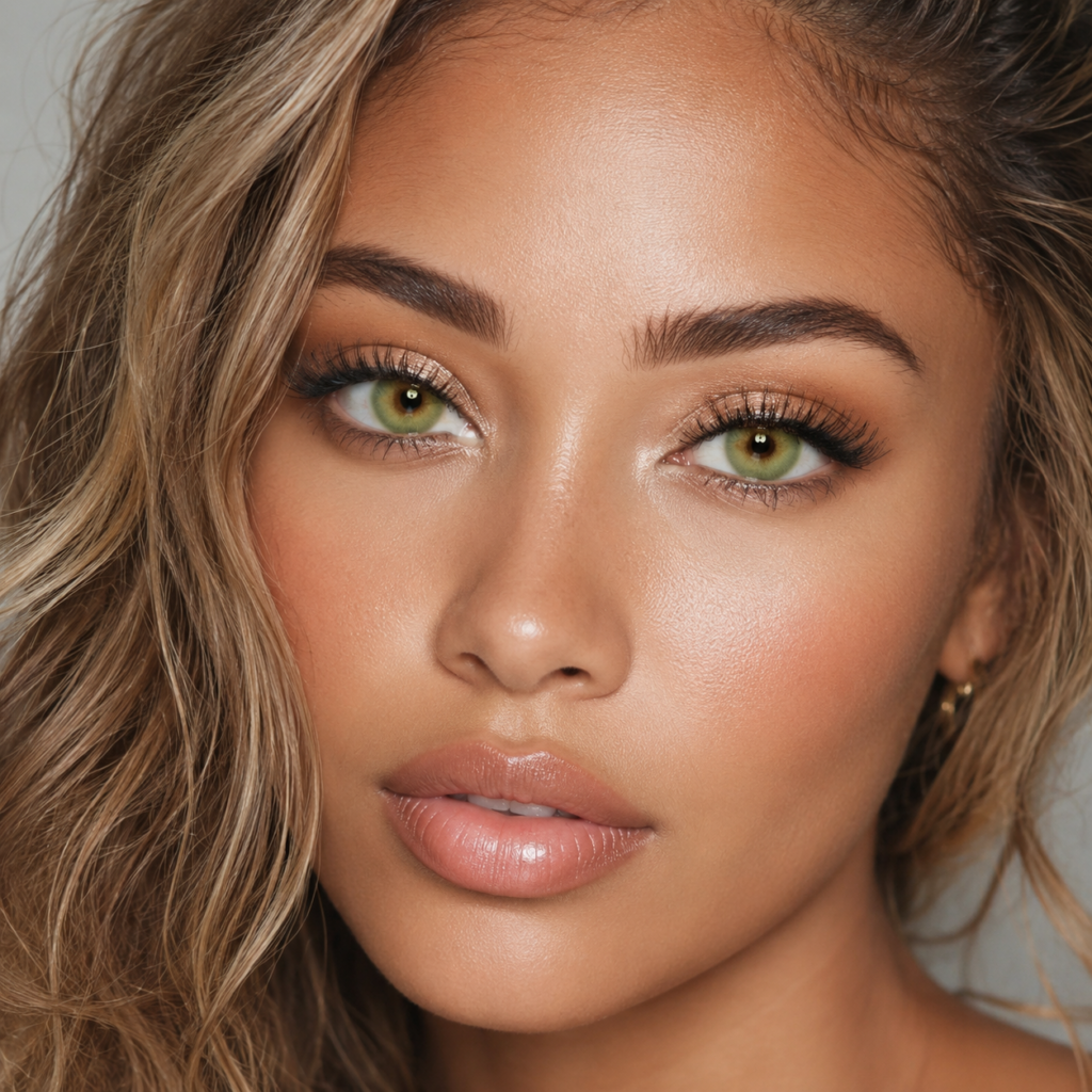 Pitchy Sweety Spatax Green Monthly Colored Contacts create striking green eyes accented by a vivid limbal ring for sharp contrast and boldness. These lenses ensure full iris coverage and come in plano and prescription powers from 0.00 to -10.00.