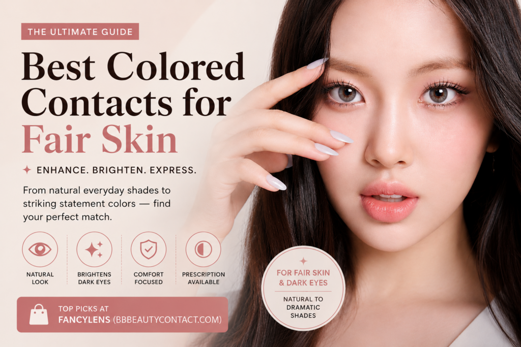 Best Colored Contacts for Fair Skin