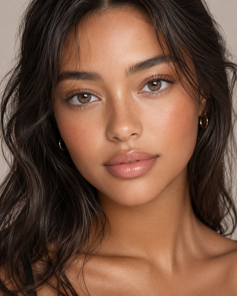 Canna Roze Beige Light Brown Colored Contacts for Dark Eyes feature soft brown tone with natural blend and lasting comfort. Ideal for daily wear. Available in powers 0.00 to -10.00.