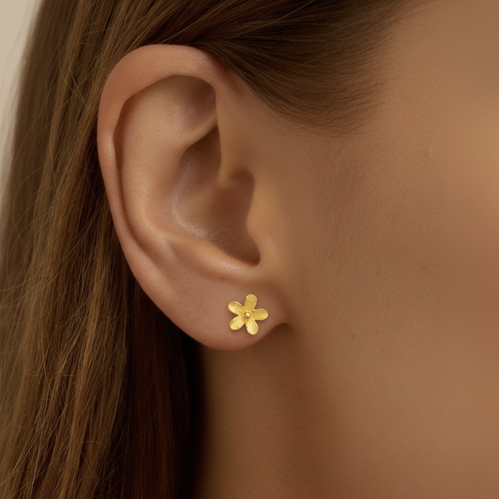 22K gold earrings