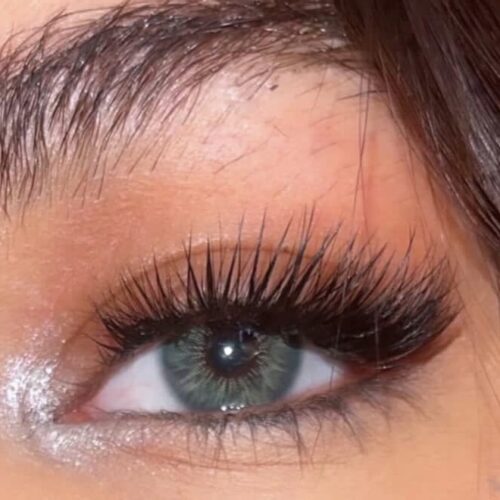 Discover Matia Premium Green Yearly Colored Contacts for dark eyes. Add a distinctive green tone to your eyes with 40% water content and powers from 0.00 to -8.00.