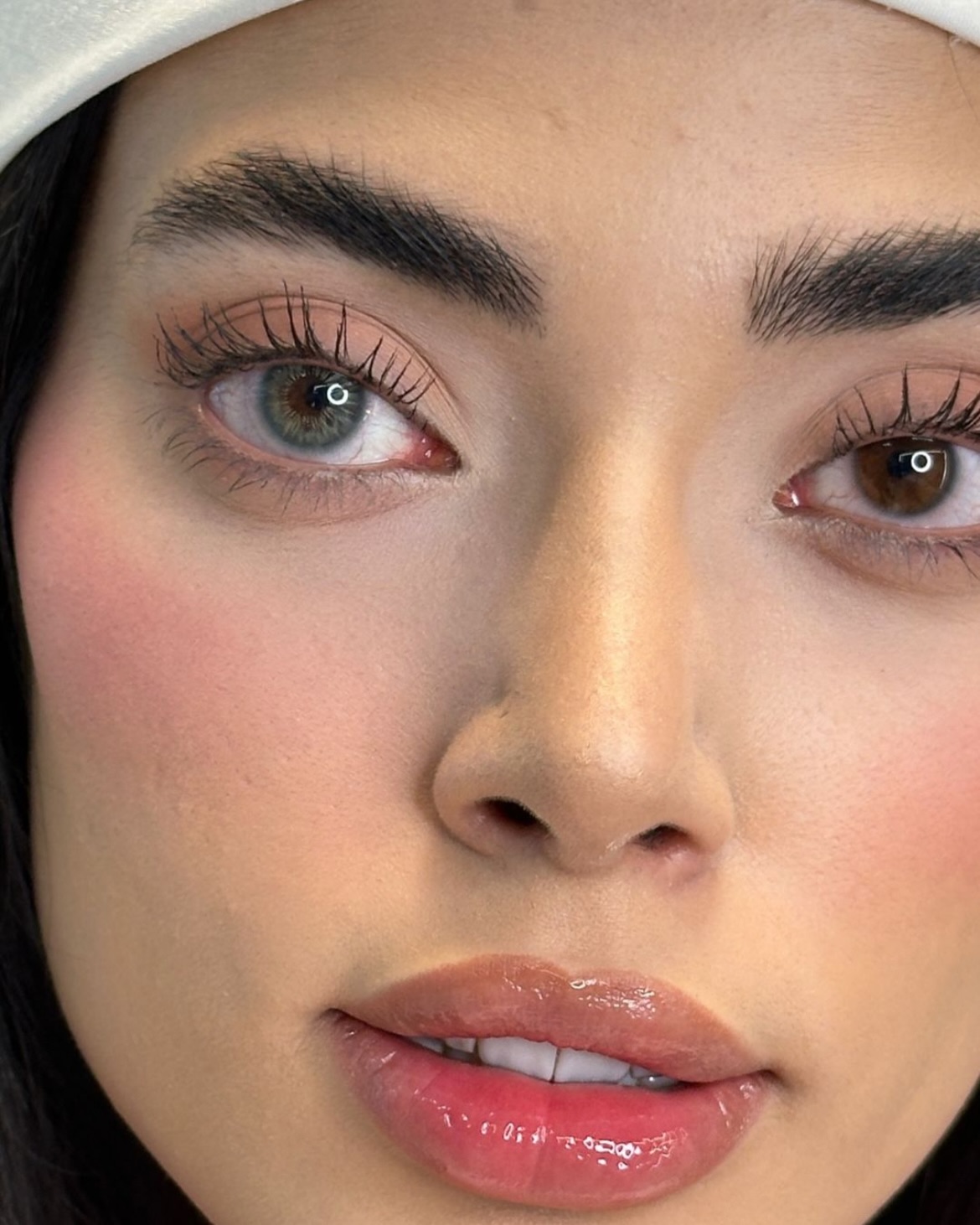 Discover Matia Premium Green Yearly Colored Contacts for dark eyes. Add a distinctive green tone to your eyes with 40% water content and powers from 0.00 to -8.00.